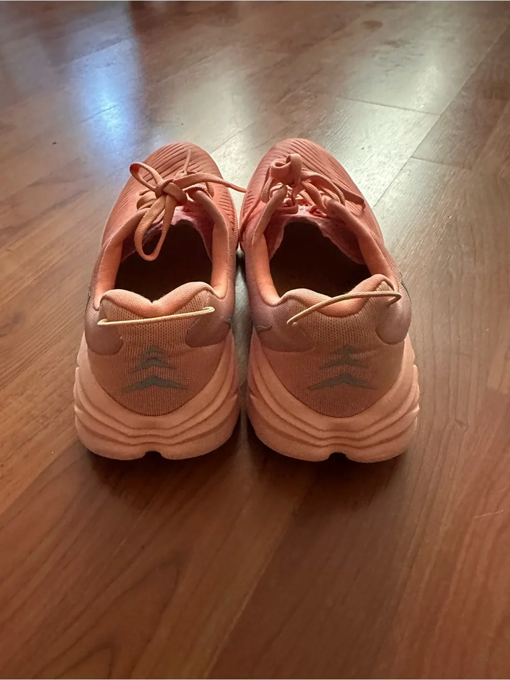 Hoka Rincon   Peach Lace-Up Women's Running Shoes Size 8